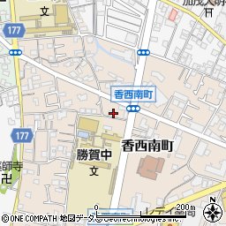 香川県高松市香西南町556周辺の地図