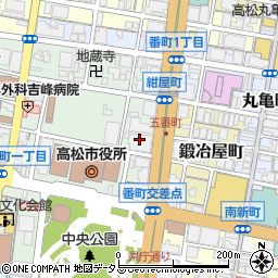 大日本印刷株式会社　高松営業所周辺の地図