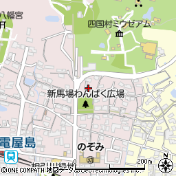 香川県高松市屋島中町75周辺の地図