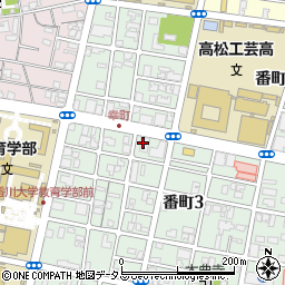 株式会社四国労金サービス　高松事務所周辺の地図
