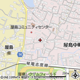 香川県高松市屋島中町438-4周辺の地図