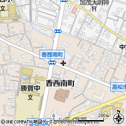 香川県高松市香西南町515周辺の地図