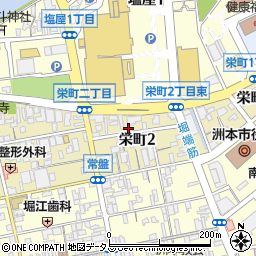 栄町サンプラザ周辺の地図