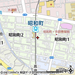 香川県高松市昭和町周辺の地図