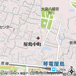 香川県高松市屋島中町566周辺の地図