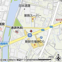株式会社イヤサカ　高松営業所周辺の地図