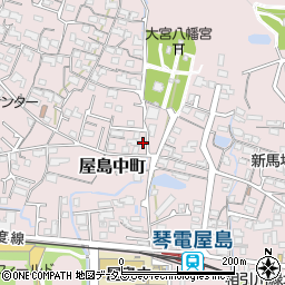 香川県高松市屋島中町565周辺の地図