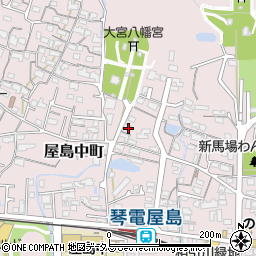 香川県高松市屋島中町151周辺の地図