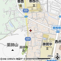 香川県高松市香西南町682-1周辺の地図