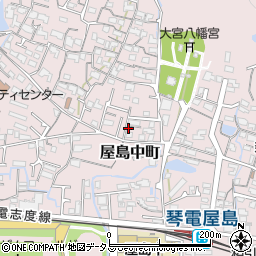 香川県高松市屋島中町557-1周辺の地図