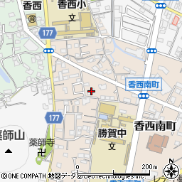 香川県高松市香西南町658-1周辺の地図