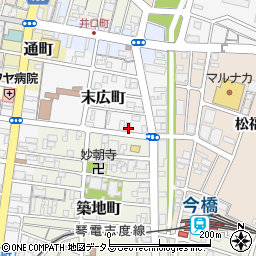 香川県高松市末広町7-18周辺の地図