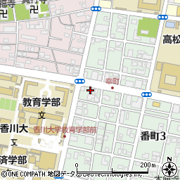 ＪＡ香川県幸町周辺の地図
