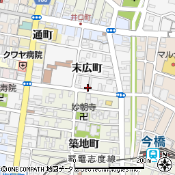 香川県高松市末広町7-22周辺の地図