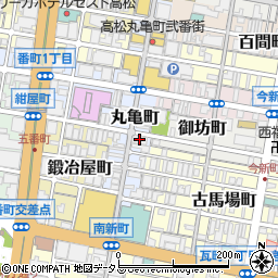 丸亀町ビル周辺の地図