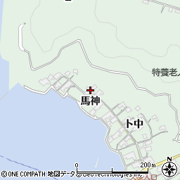 広島県尾道市因島重井町馬神6912周辺の地図