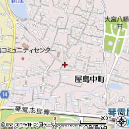 香川県高松市屋島中町539周辺の地図