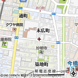 香川県高松市末広町7-25周辺の地図