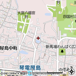 香川県高松市屋島中町190周辺の地図