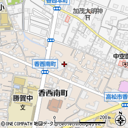 香川県高松市香西南町519周辺の地図