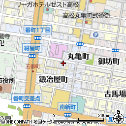 藁焼き鰹たたき 明神丸 高松店周辺の地図