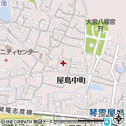 香川県高松市屋島中町551周辺の地図