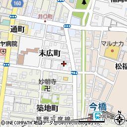 香川県高松市末広町7-12周辺の地図