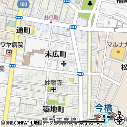 香川県高松市末広町7-8周辺の地図
