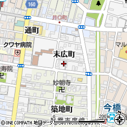 香川県高松市末広町7-4周辺の地図