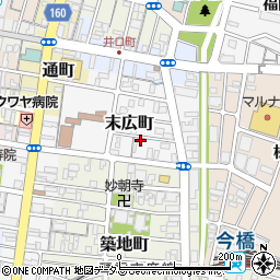 香川県高松市末広町7-6周辺の地図