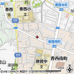 香川県高松市香西南町676周辺の地図