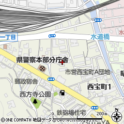 市営住宅西宝町Ｃ団地２周辺の地図
