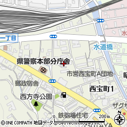 市営住宅西宝町Ｃ団地２周辺の地図