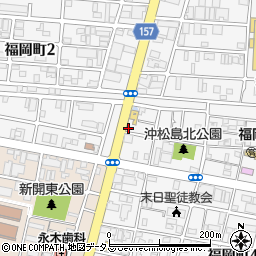 シャインコート福岡町周辺の地図