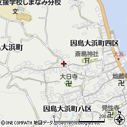 広島県尾道市因島大浜町七区周辺の地図