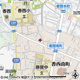 香川県高松市香西南町666周辺の地図
