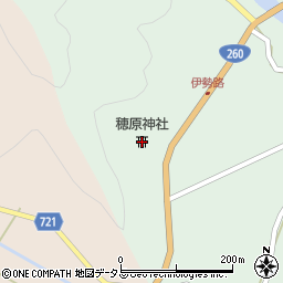 穂原神社周辺の地図