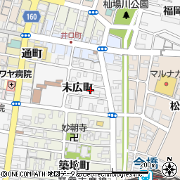 香川県高松市末広町6-22周辺の地図