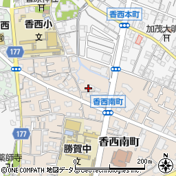 香川県高松市香西南町553周辺の地図