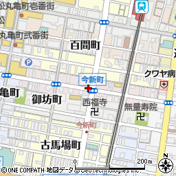 香川県高松市今新町周辺の地図