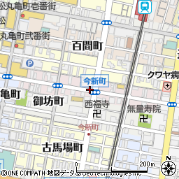 香川県高松市今新町周辺の地図