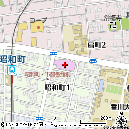 菊池寛記念館周辺の地図