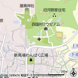 四国村カフェ周辺の地図