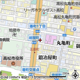 オリックス株式会社　高松支店周辺の地図