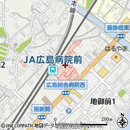 厚生連広島訪問看護ステーション周辺の地図