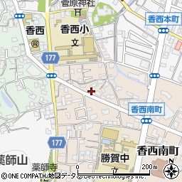 香川県高松市香西南町674-1周辺の地図