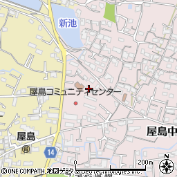 香川県高松市屋島中町452周辺の地図