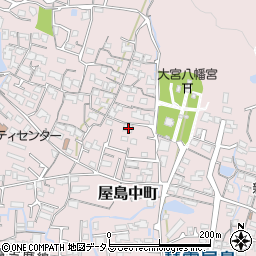 香川県高松市屋島中町529周辺の地図