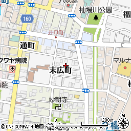 香川県高松市末広町4-19周辺の地図