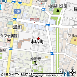 香川県高松市末広町4-20周辺の地図